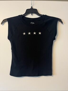 art class Black Short Sleeve with Star Accents